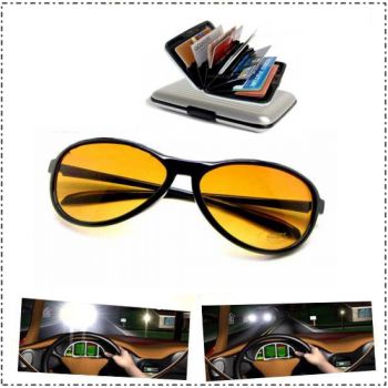 Pack of 2 Smart View Elite Glasses And Silver Alluma Wallet - Fashion Deals - Best Price in Pakistan - HitShop.pk